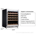 Compressor digitaal display 118L ingebouwd in wijnkoeler